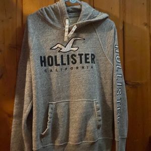 Grey Hollister sweatshirt